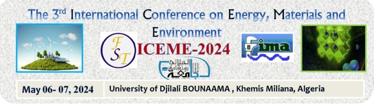The 3rd international conference on Energy, Materials and Environment