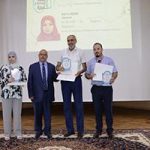 جانب من تكريمات الاساتذة الحاصلين على درجة الاستاذية