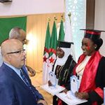 تكريم السيد_عيسى_عزيز_بوراس والي ولاية عين الدفلى، و السيد مدير الجامعة الاستاذ الدكتور #برابح_محمد_الشيخ للطلبة الدوليين.
